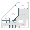 A2 One bedroom, One bathroom